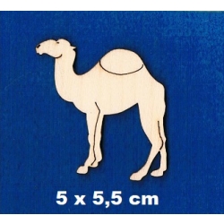 Wielbłąd 5x5,5cm ( seria: safari II ) SKLEJKA #3mm